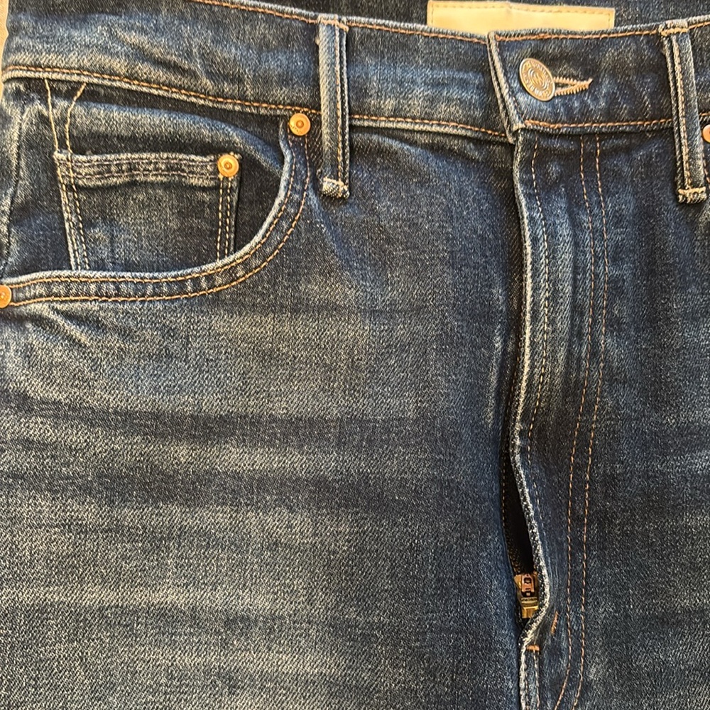 MOTHER Half Pipe Ankle Cuff Perfectly Imperfect Fray size 27 - Picture 4 of 4
